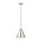 Z-Lite Eaton 1 Light Pendant, Polished Nickel & Polished Nickel 6011P12-PN - alternate 1